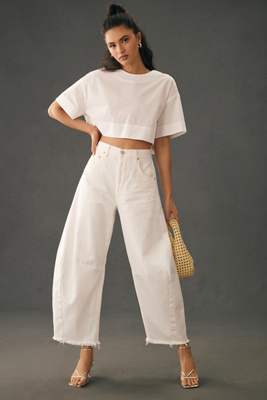 Citizen Of Humanity Rigid High-rise Horseshoe Jeans In White
