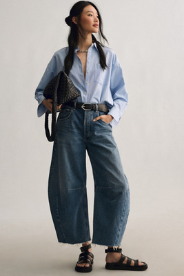 Citizen Of Humanity Rigid High-rise Horseshoe Jeans In Blue