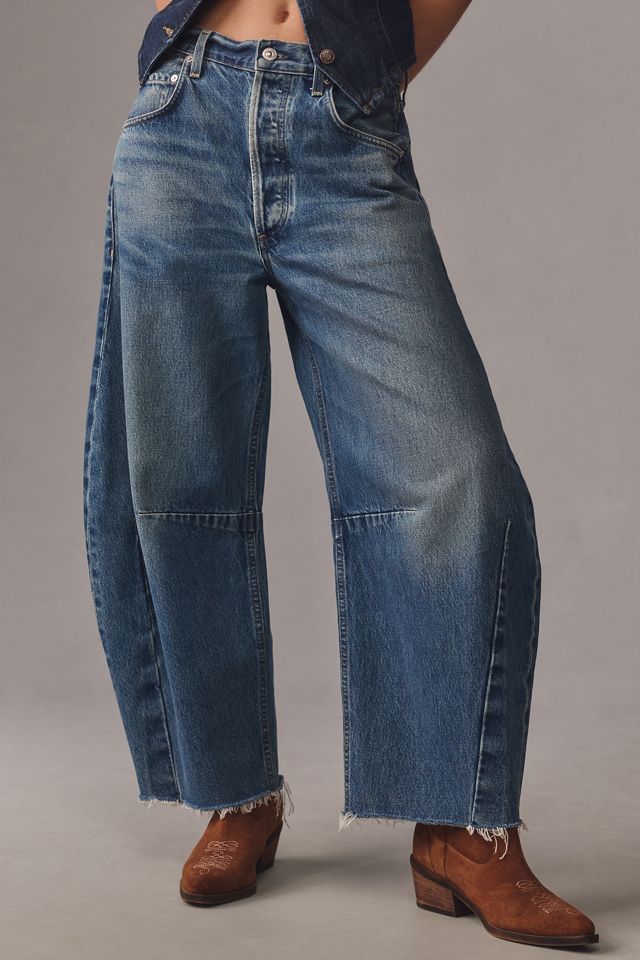 Citizens of Humanity Horseshoe High-Rise Barrel Jeans  #1
