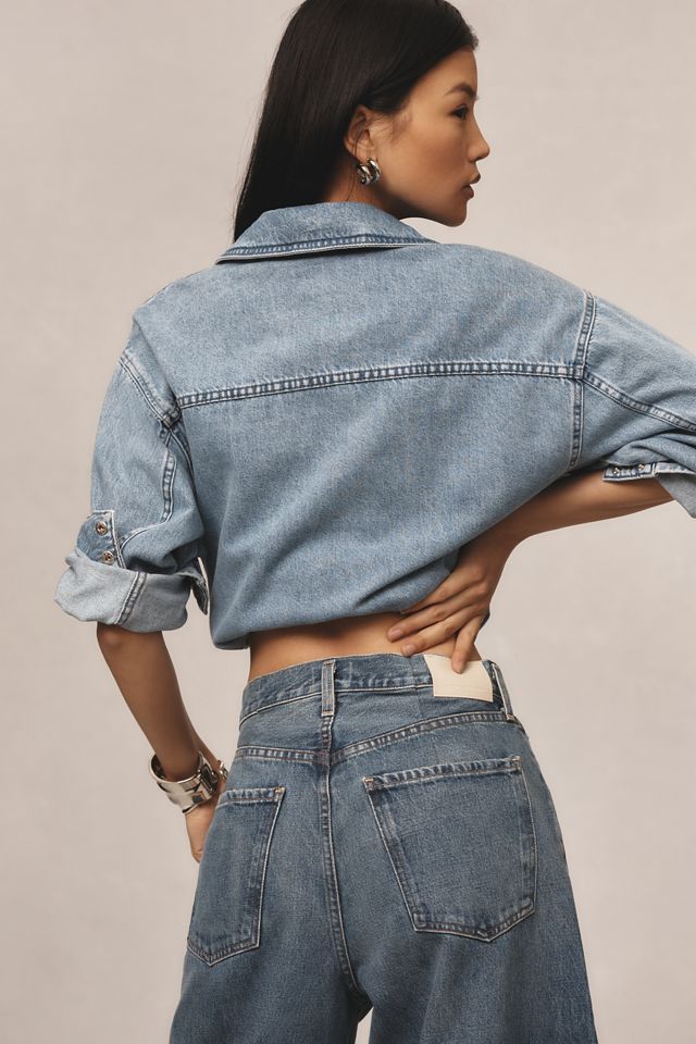 Citizens of Humanity Horseshoe High-Rise Barrel Jeans  #8