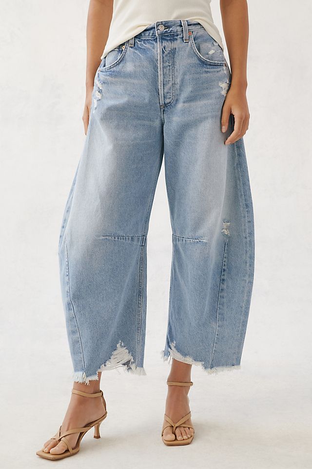 Citizens of Humanity Rigid High Rise Horseshoe Jeans   Anthropologie
