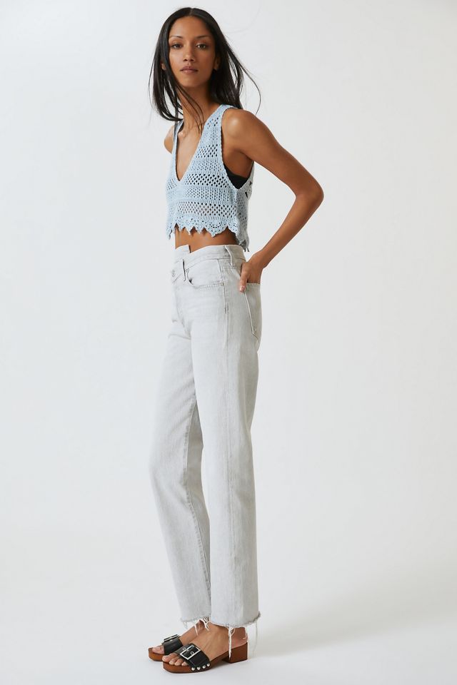 AGOLDE Criss-Cross High-Rise Straight Jeans #2