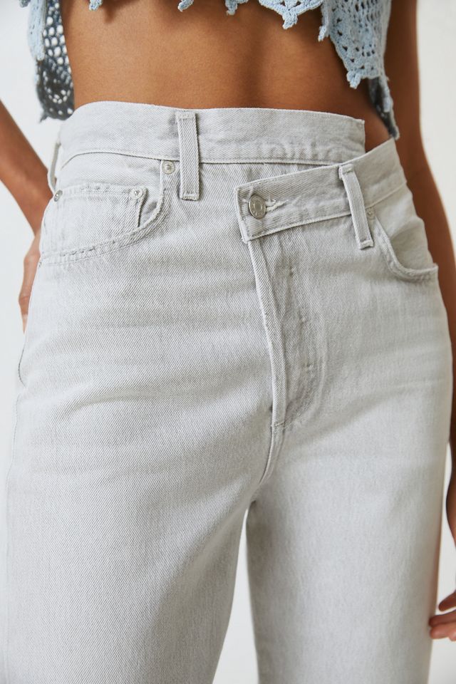 AGOLDE Criss-Cross High-Rise Straight Jeans #3