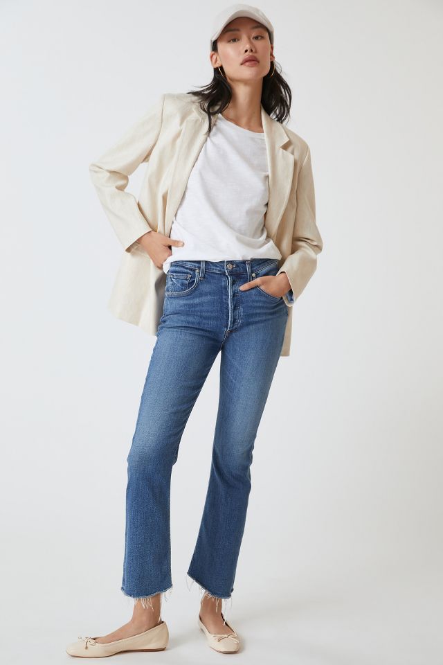 Citizens of Humanity Isola Cropped Bootcut Jeans | Anthropologie