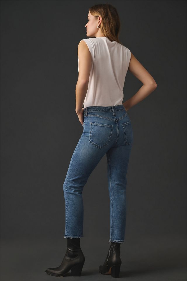 AGOLDE Riley High-Rise Straight Crop Jeans #2