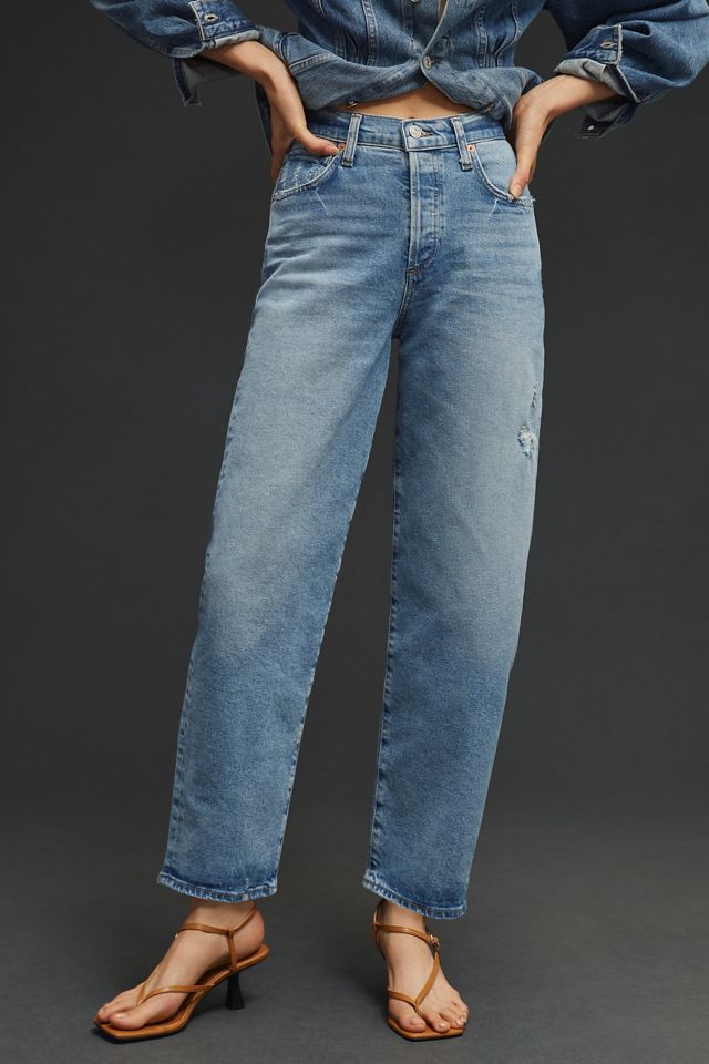 Citizens of Humanity Dylan High-Rise Relaxed Straight-Leg Jeans