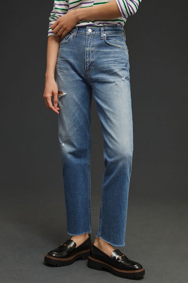 Citizens of Humanity Daphne High-Rise Crop Jeans | Anthropologie
