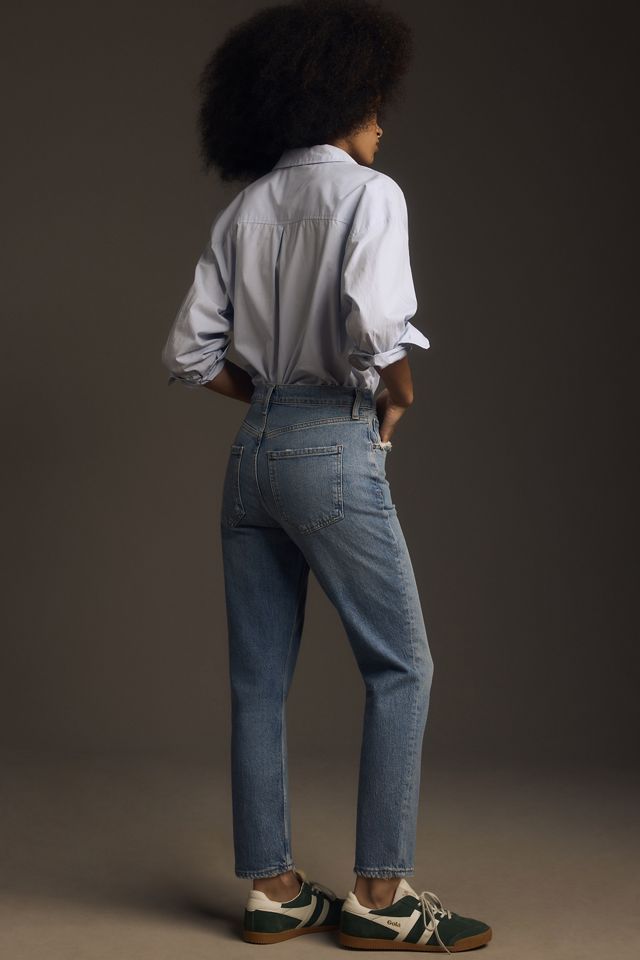 AGOLDE Riley Mid-Rise Straight-Leg Jeans #2