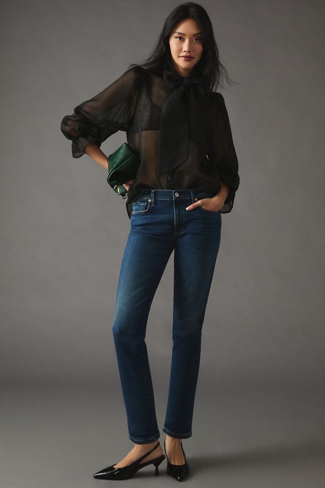 Citizens of Humanity Ella Mid-Rise Crop Slim Jeans