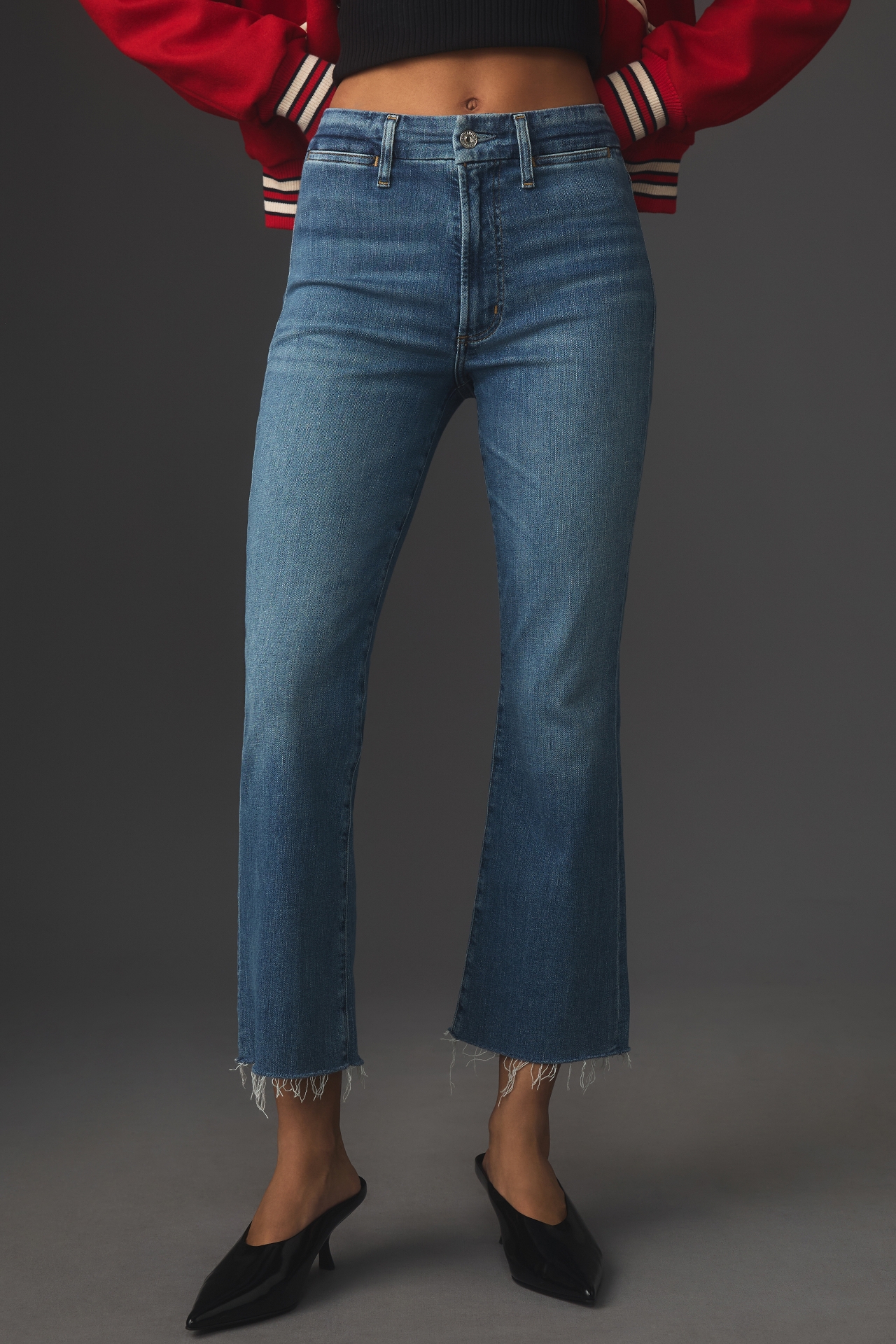 Citizens of Humanity Isola Crop High-Rise Bootcut Jeans