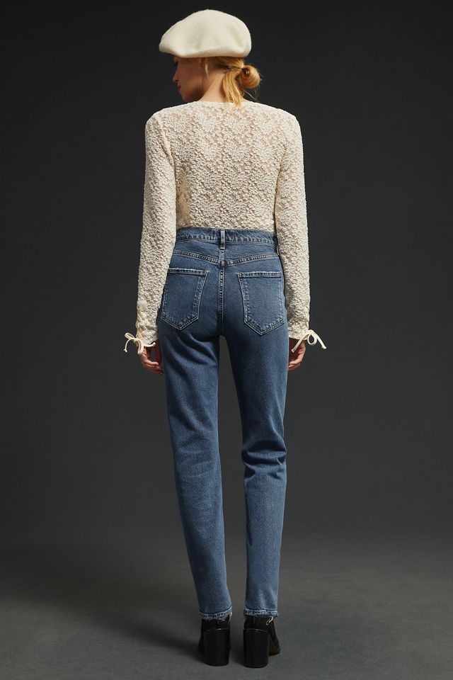 AGOLDE Riley High-Rise Straight Long Jeans #2