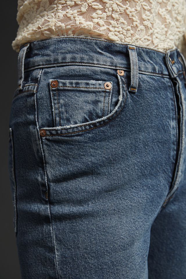 AGOLDE Riley High-Rise Straight Long Jeans #3
