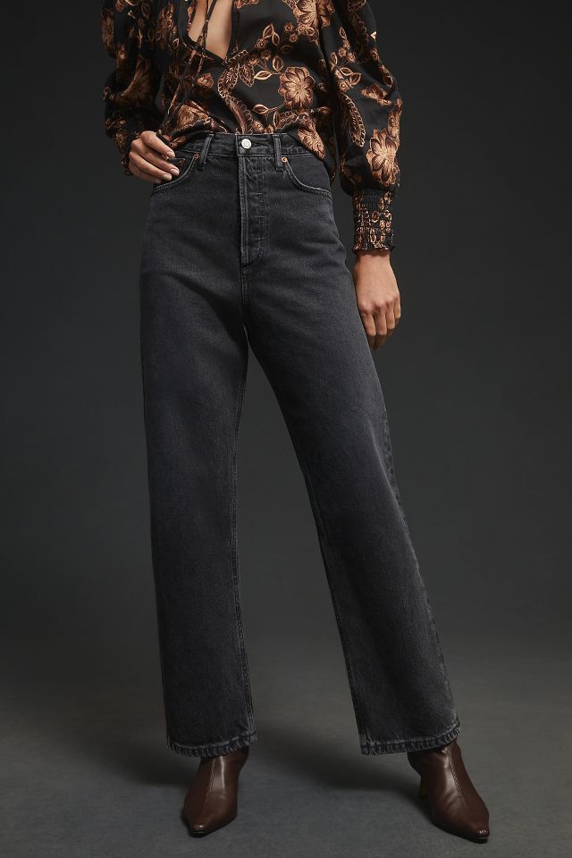 AGOLDE 90s Mid Rise Crop Jeans Anthropologie