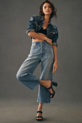 Citizens Of Humanity Gaucho Vintage High-rise Wide-leg Jeans In Blue