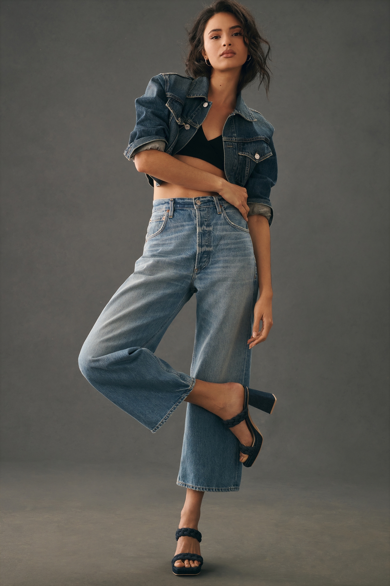 Citizens of Humanity Gaucho Vintage High-Rise Wide-Leg Jeans