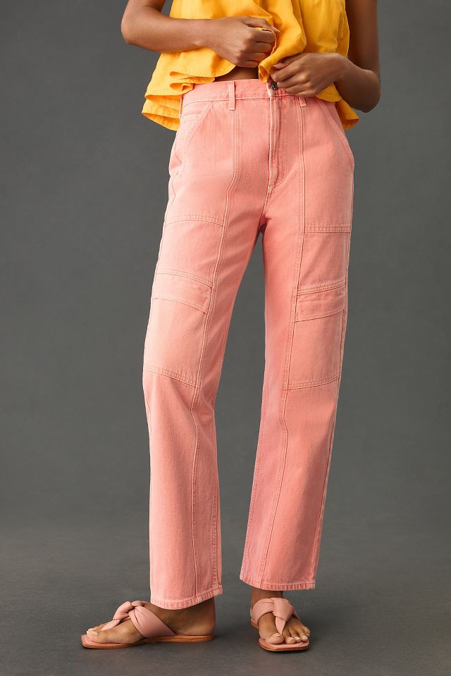 AGOLDE Cooper Cargo High-Rise Straight Jeans | Anthropologie