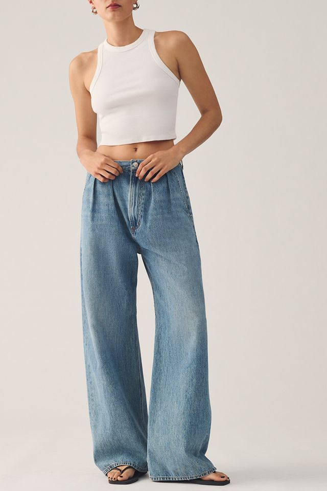 Citizens of Humanity Maritzy Pleated High-Rise Trouser Jeans #4