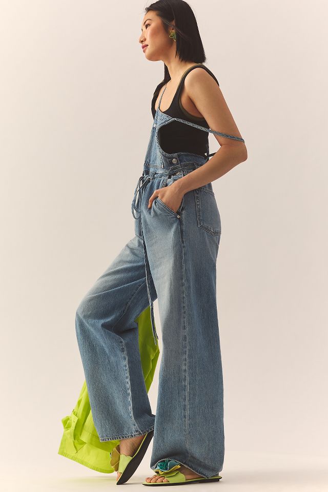 Citizens of Humanity Mallory Wide-Leg Overalls | Anthropologie