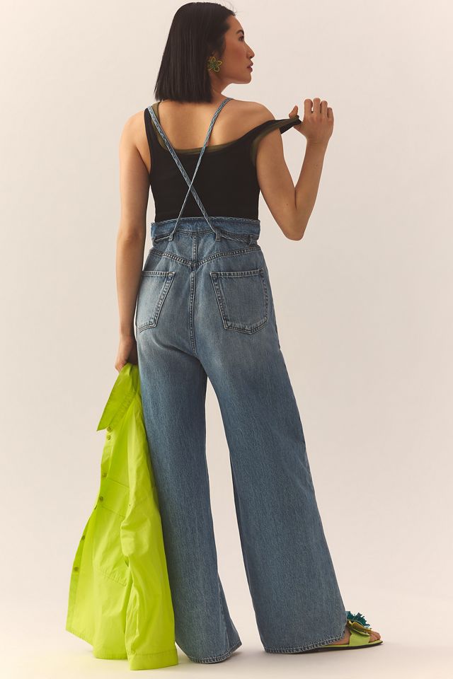 Citizens of Humanity Mallory Wide-Leg Overalls | Anthropologie