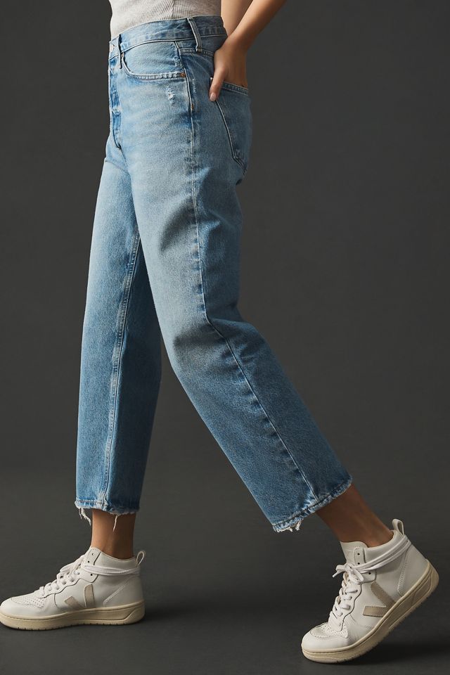AGOLDE 90s Mid-Rise Crop Straight Jeans #1