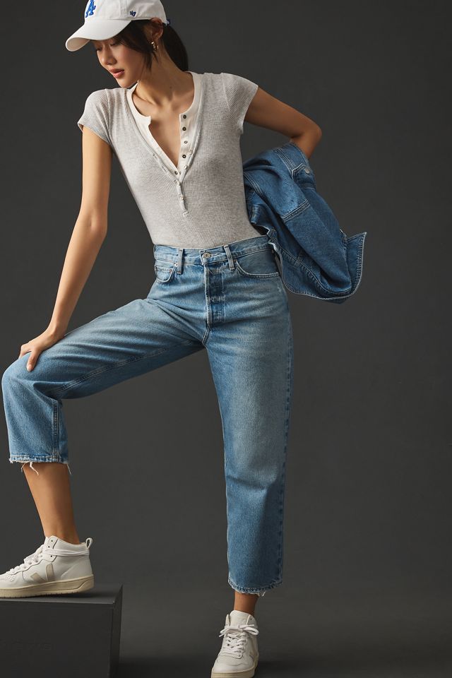 AGOLDE 90s Mid-Rise Crop Straight Jeans #3