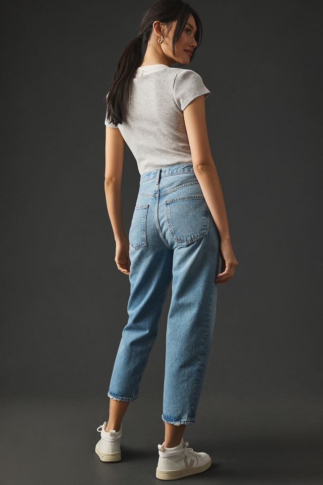 AGOLDE 90s Mid Rise Crop Straight Jeans