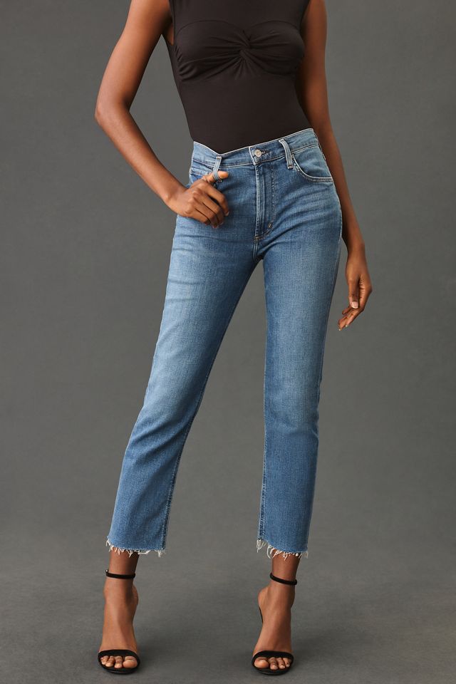 Citizens of Humanity Isola High-Rise Straight Slim Crop Jeans #1