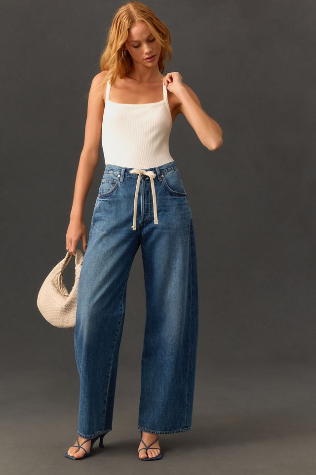 期間限定価格　CITIZENS OF HUMANITY】27 Citizens of Humanity Brynn Drawstring Wide-Leg Jeans | Anthropologie