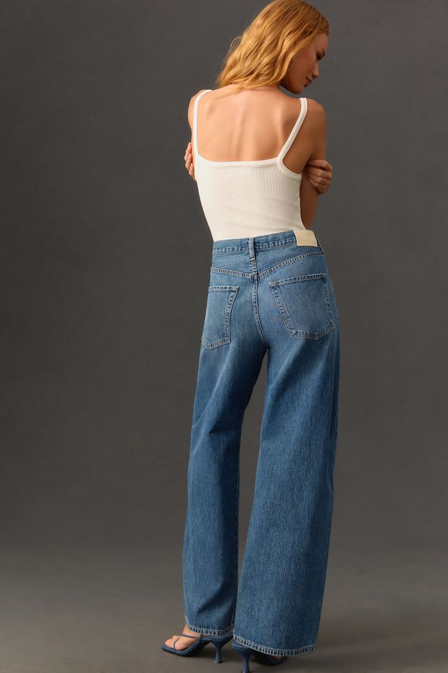 Citizens of Humanity Brynn Drawstring Wide-Leg Jeans | Anthropologie
