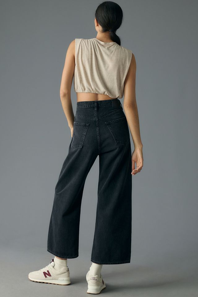 Citizens of Humanity Gaucho Vintage High-Rise Crop Wide-Leg Jeans