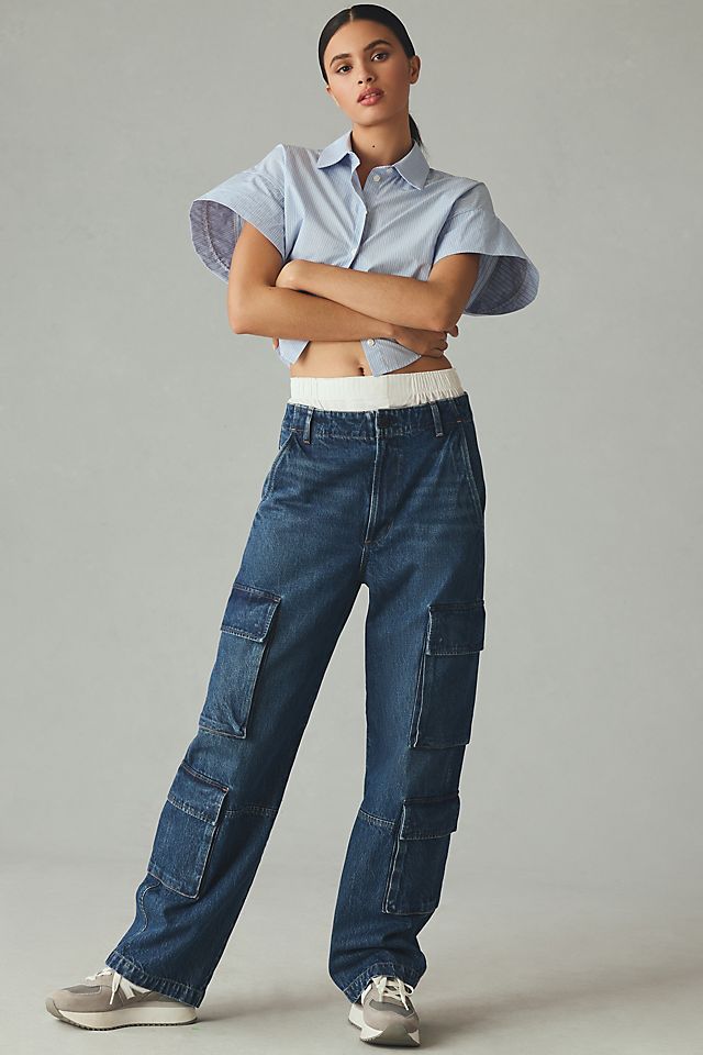 Citizens of Humanity Delena Mid-Rise Cargo Jeans | Anthropologie