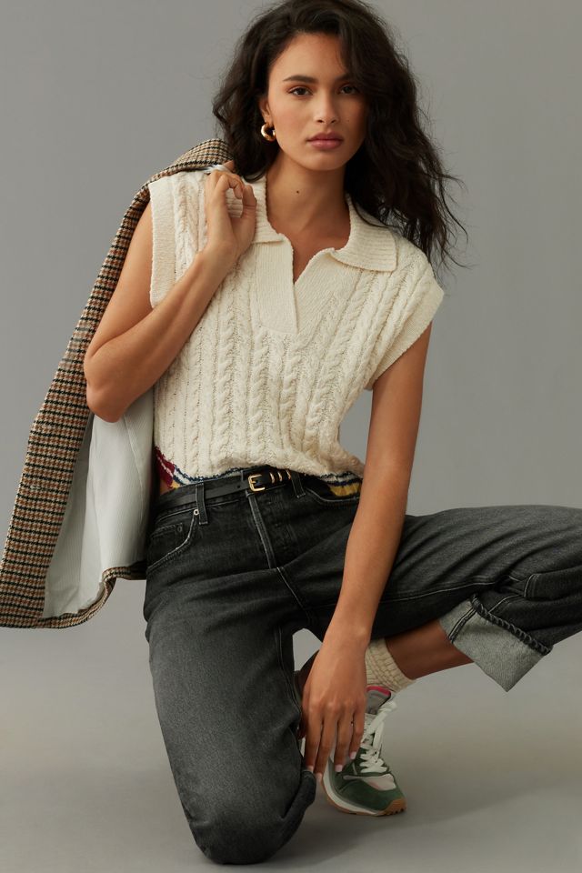 AGOLDE Fran Cuffed Low-Slung Easy Straight-Leg Jeans #4