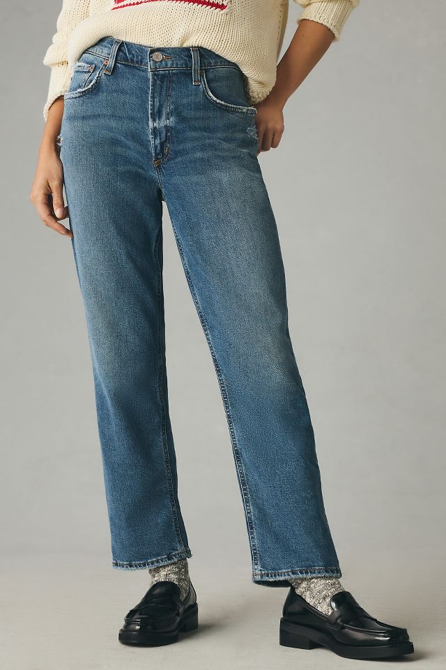 AGOLDE Kye Mid Rise Straight Leg Jeans