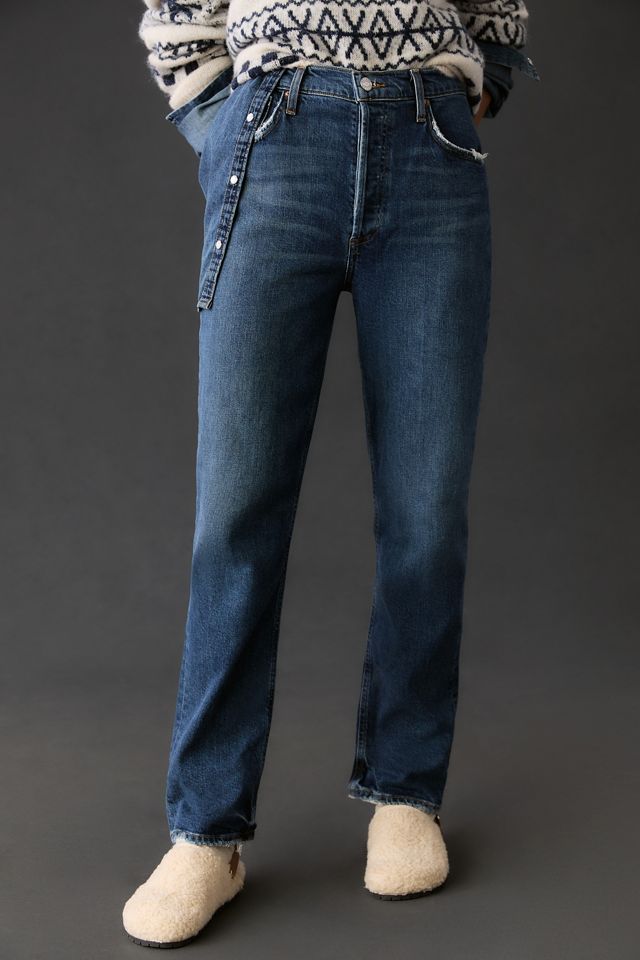 AGOLDE Riley High-Rise Straight-Leg Jeans #1