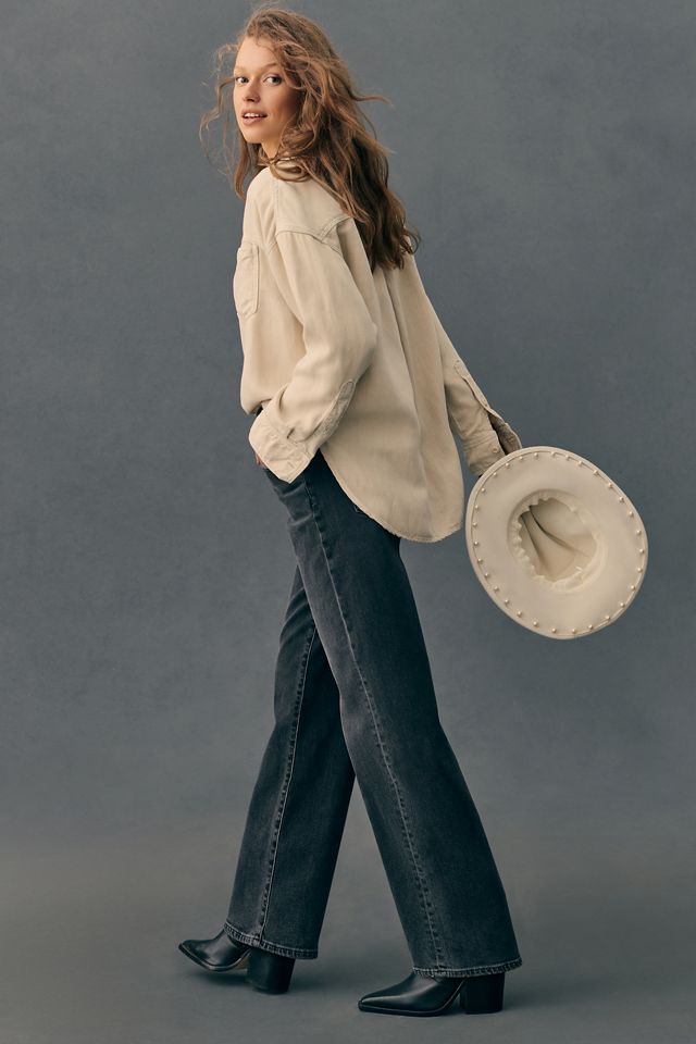 AGOLDE Harper High-Rise Wide-Leg Jeans #2