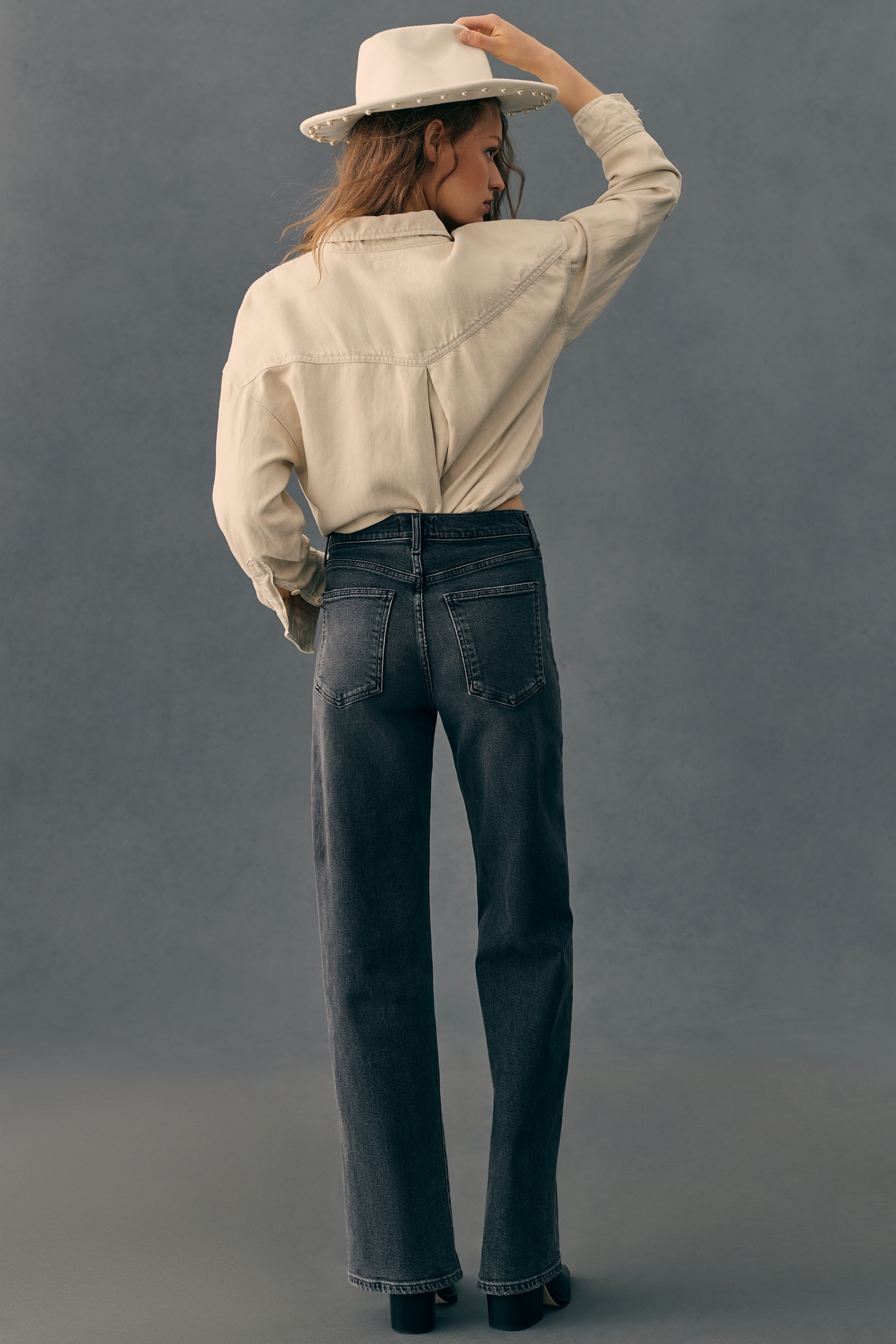 AGOLDE Harper High-Rise Wide-Leg Jeans