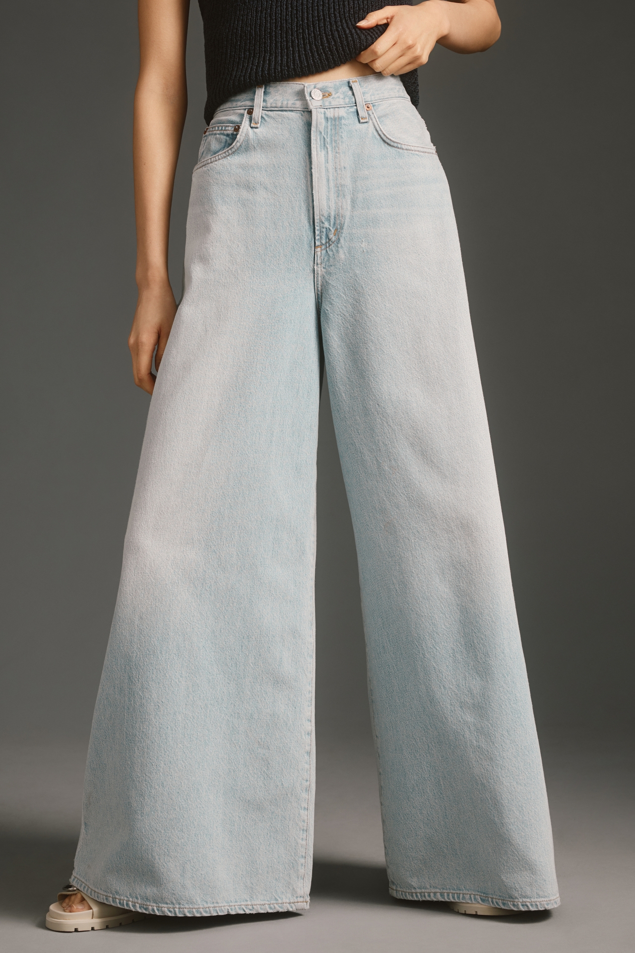 AGOLDE Nolan High-Rise Wide-Leg Jeans