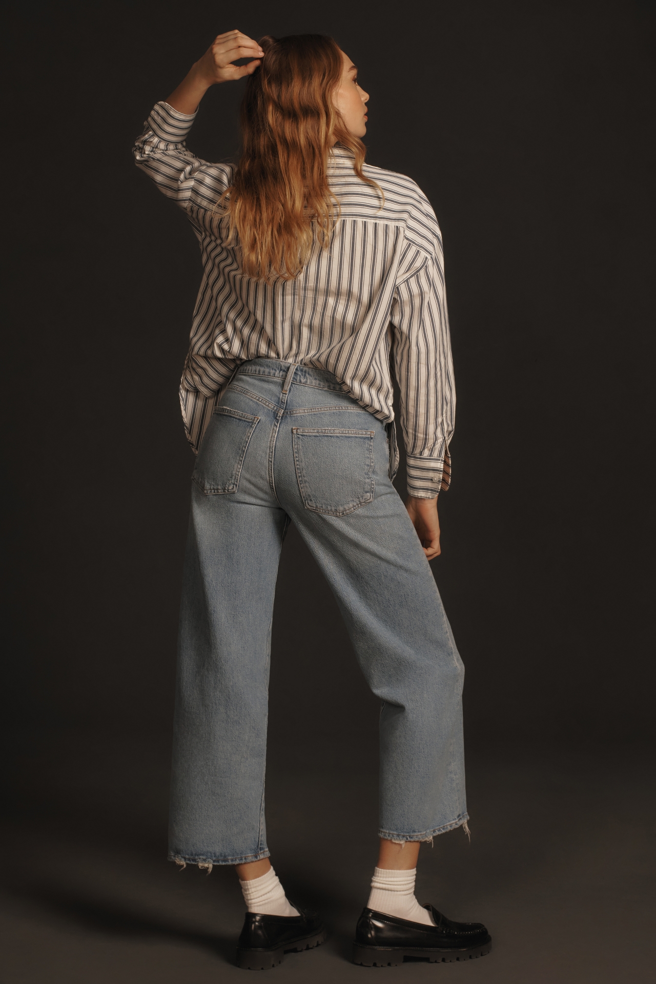 AGOLDE Harper High-Rise Straight-Leg Jeans