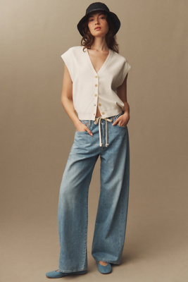 Citizens of Humanity Brynn Drawstring High-Rise Wide-Leg