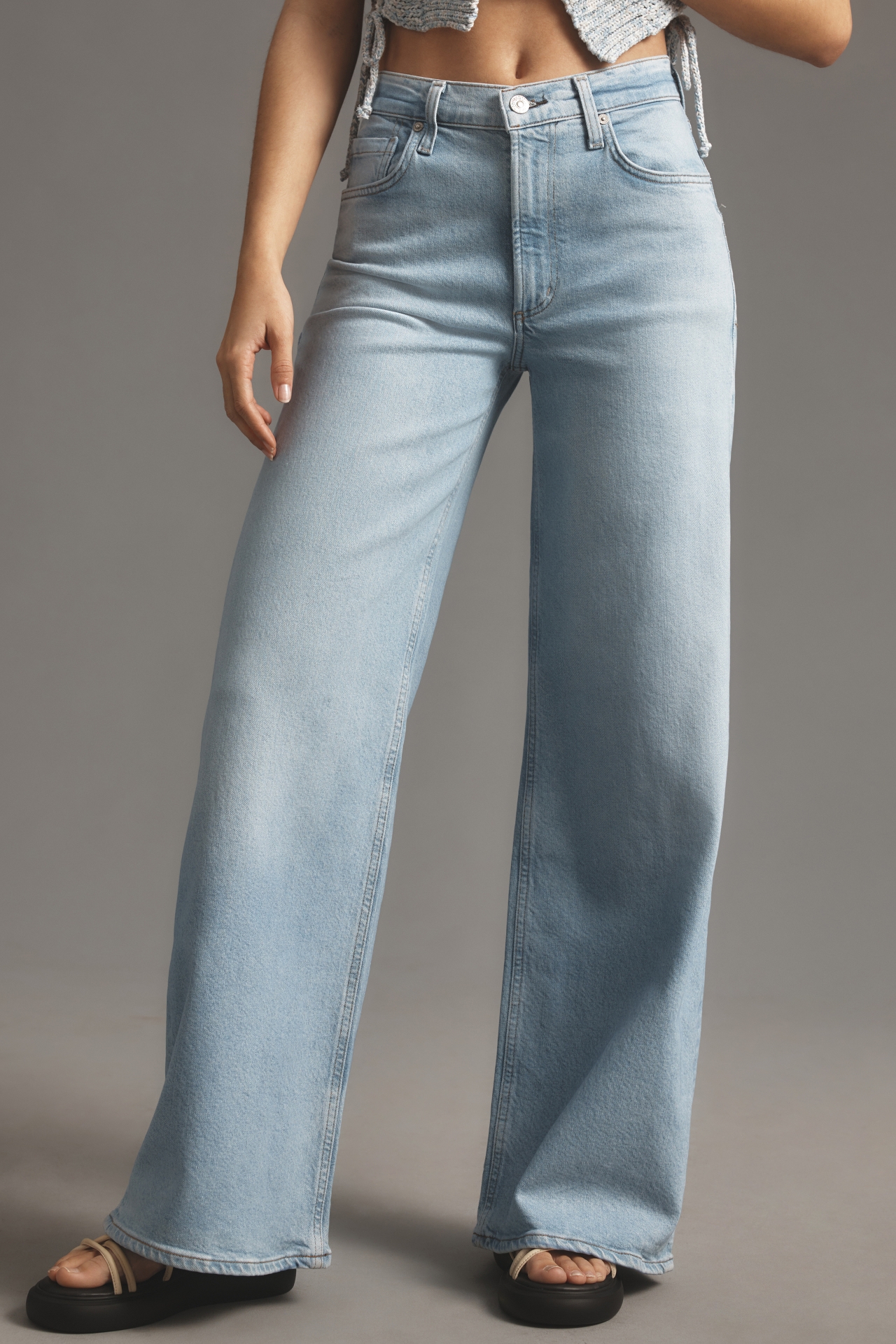 Citizens of Humanity Loli Mid-Rise Wide-Leg Jeans