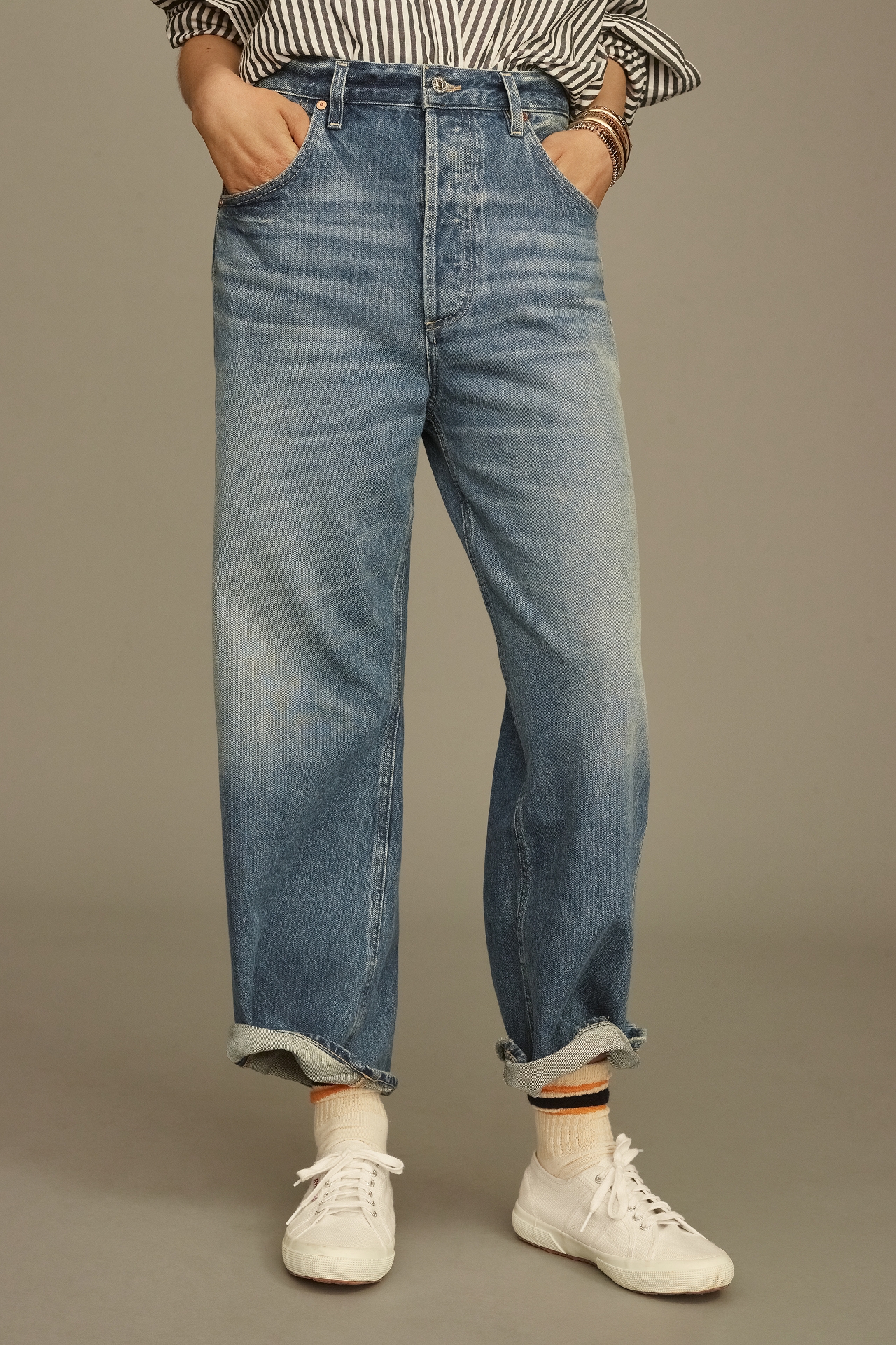 Citizens of Humanity Gaucho Vintage Crop Wide-Leg Jeans