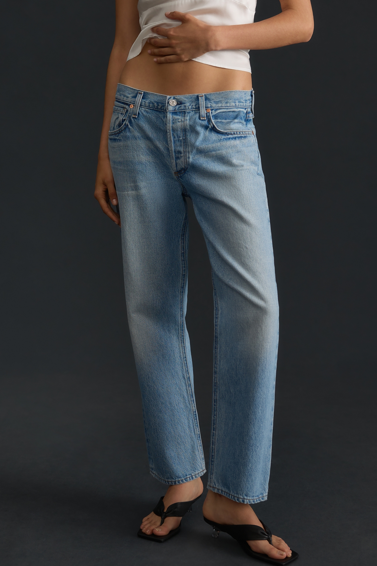 Citizens of Humanity Neve Low-Slung Relaxed-Leg Jeans