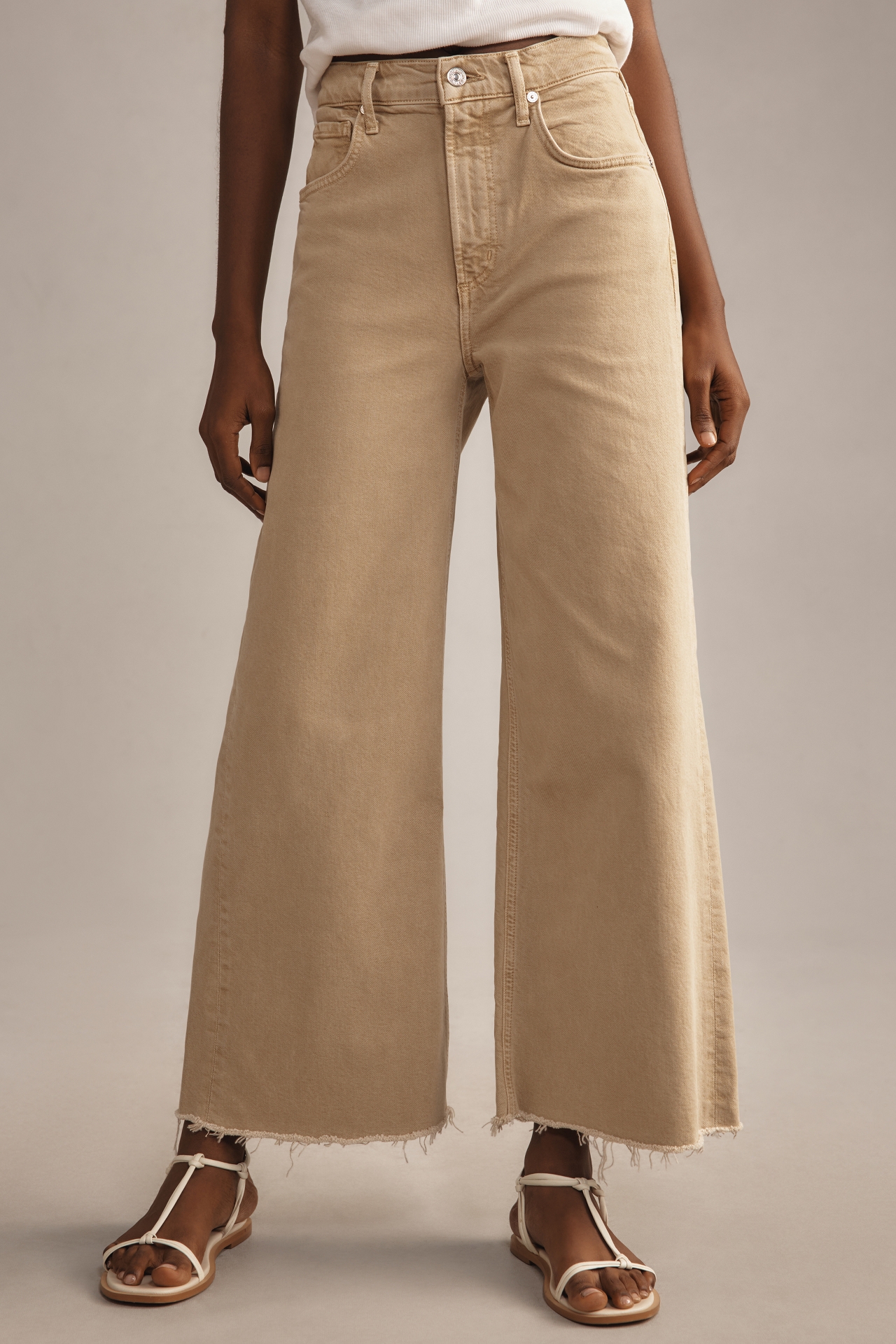 Citizens of Humanity Lyra High-Rise Wide-Leg Crop Jeans