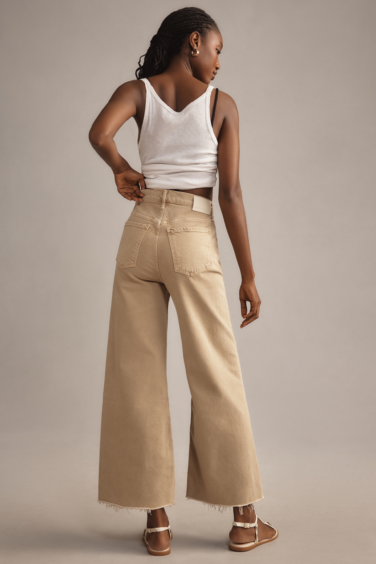 Citizens of Humanity Lyra High-Rise Wide-Leg Crop Jeans