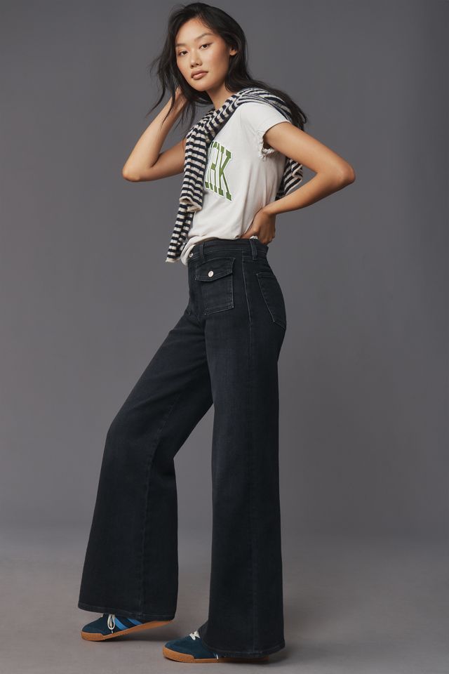 Citizens of Humanity Raven Patch Pocket High-Rise Wide-Leg Jeans #2