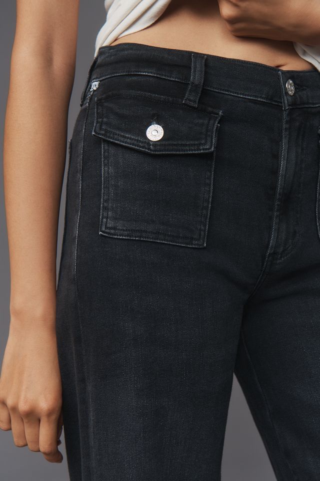 Citizens of Humanity Raven Patch Pocket High-Rise Wide-Leg Jeans #3