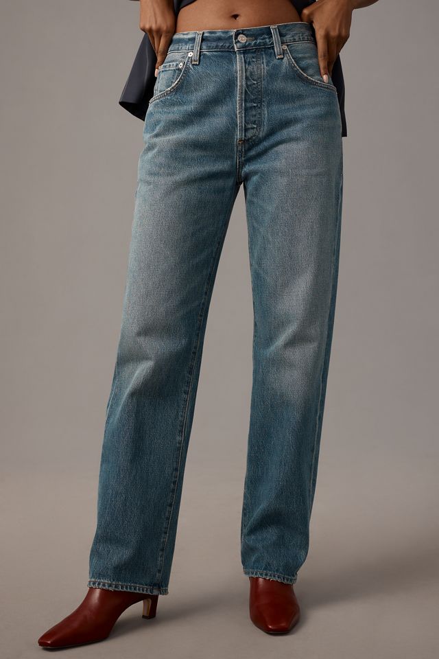 【Citizens of Humanity】 Baretta high-riseストレートジーンズ CITIZENS OF HUMANITY Baretta high-rise straight-leg organic