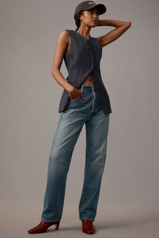 Citizens of Humanity Baretta High-Rise Relaxed Straight-Leg