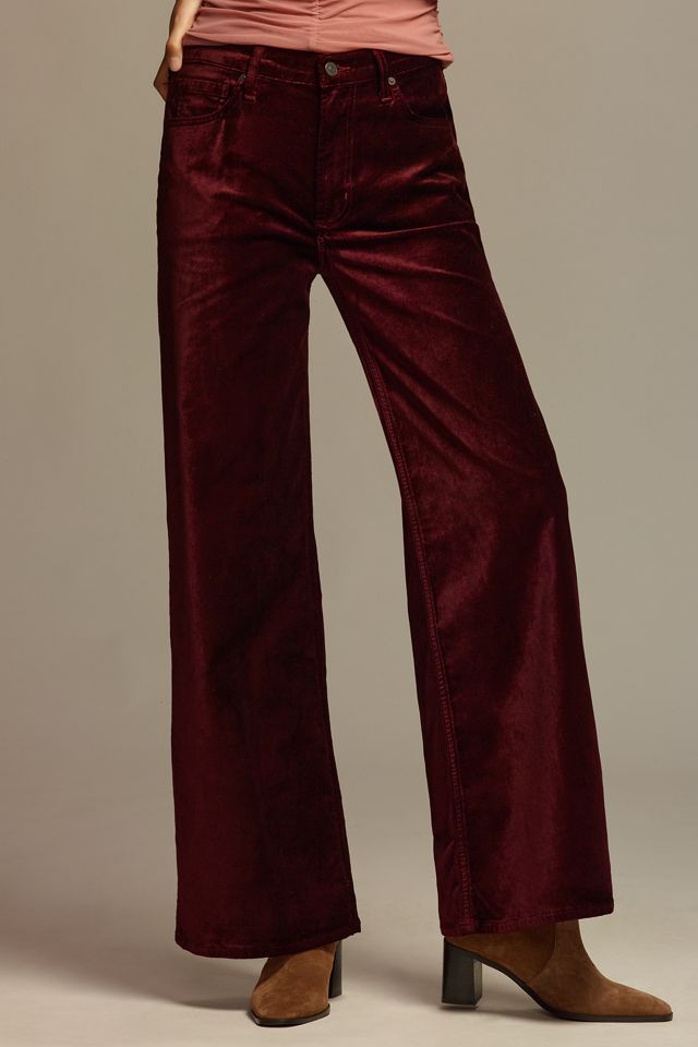 Citizens of Humanity Loli Mid-Rise Baggy Velvet Jeans #1