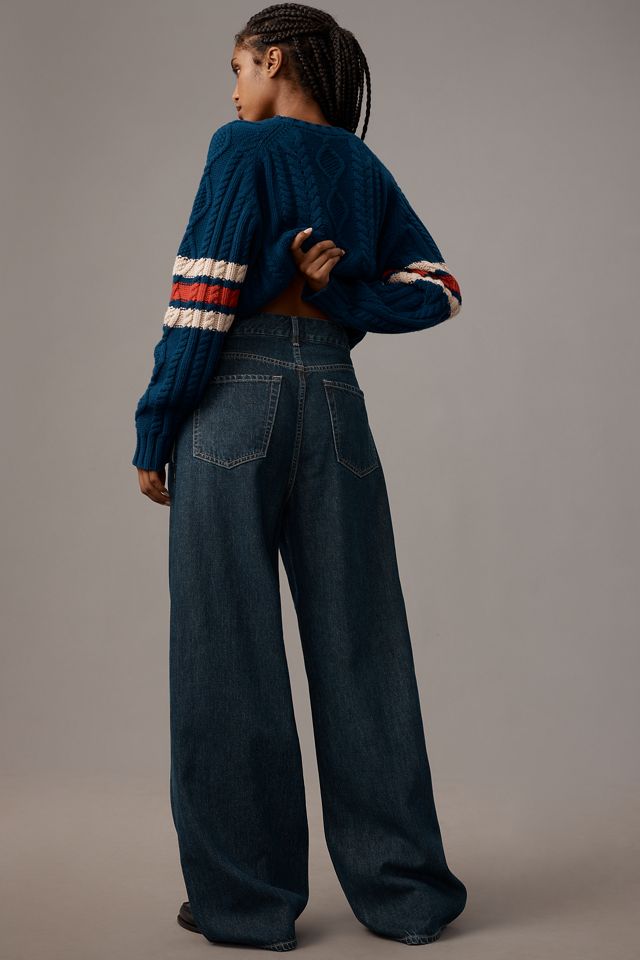 Citizens of Humanity Petra Pleated High-Rise Wide-Leg Trouser Jeans #2